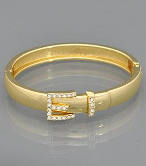 Gold Buckle Cuff Bracelet