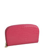 Zip Around Faux Leather Wallets - Clutches