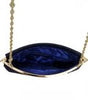 Laser Cut Faux Leather Fashion Clutch Bag Blue