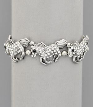 Multi Horse Stretch Bracelet 